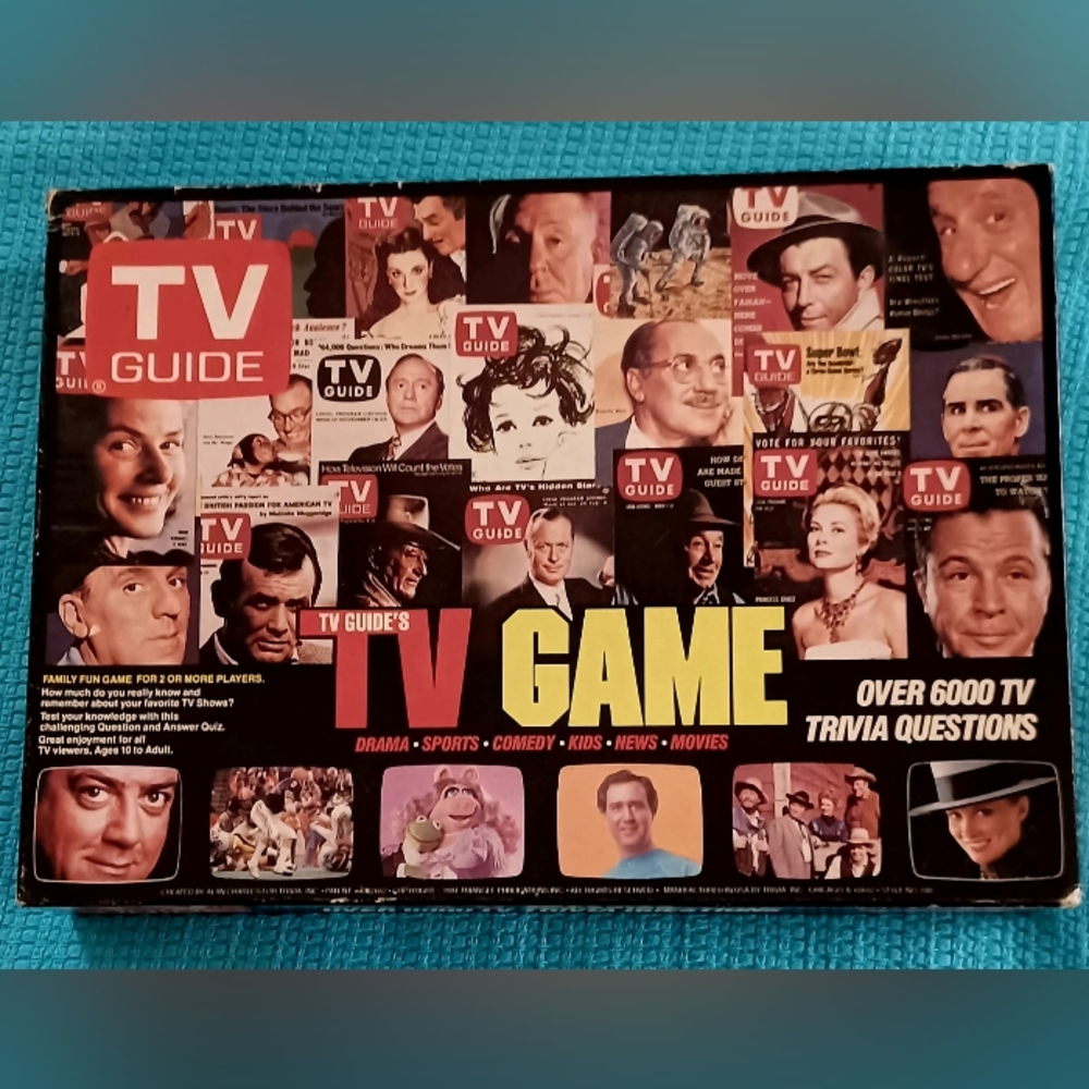 Vintage TV Guide Board Game